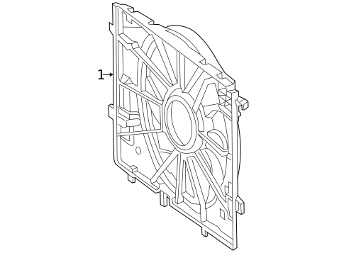 Cooling Fan for 2023 Mercedes-Benz EQE 350 #0