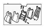 883002M600MAB - Body: Seat Back Assembly for Hyundai: Genesis Coupe Image