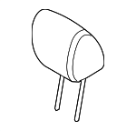 887002M110NG3 - : 2013-2016 Hyundai Genesis Coupe - Headrest for Hyundai: Genesis Coupe Image