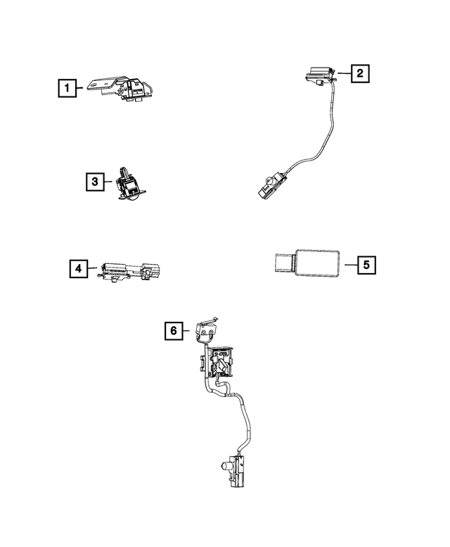 68346812AB - Electrical: Foot Well Lamp for Mopar Image
