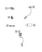 68346812AB - Electrical: Foot Well Lamp for Mopar Image
