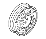 MJ7Z1007E - Tire &amp; Wheel: Wheel for Ford Image