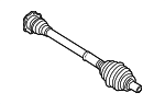 4B3407451AX - Front Drive Axle: Cv Axle Assembly for Audi: A6 Quattro, RS6, S6 Image