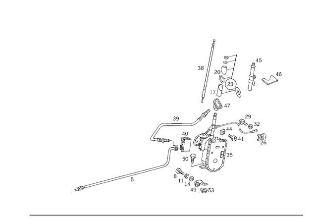 1298204315 - Electrical System: Antenna Line for Mercedes-Benz Image image