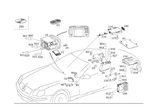 230820288980 - Electrical System: Control Panel for Mercedes-Benz Image