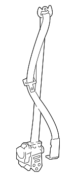 7321048160A0 - Electrical: Belt &amp; Retractor for Toyota Image image