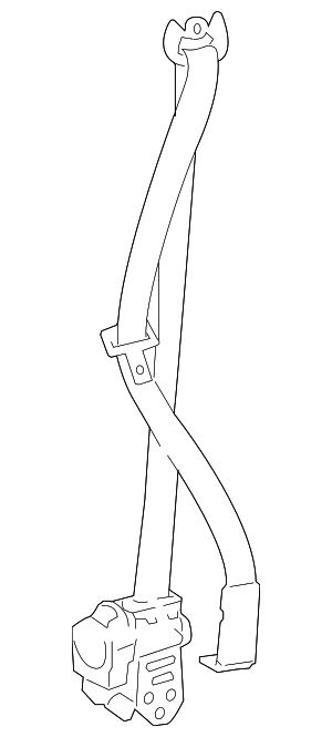 7321048160B0 - : Belt &amp; Retractor for Toyota Image