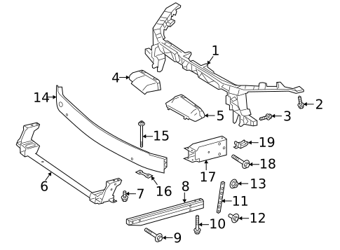 RADIATOR SUPPORT for 2025 Mercedes-Benz GLC63 AMG S E Performance #3