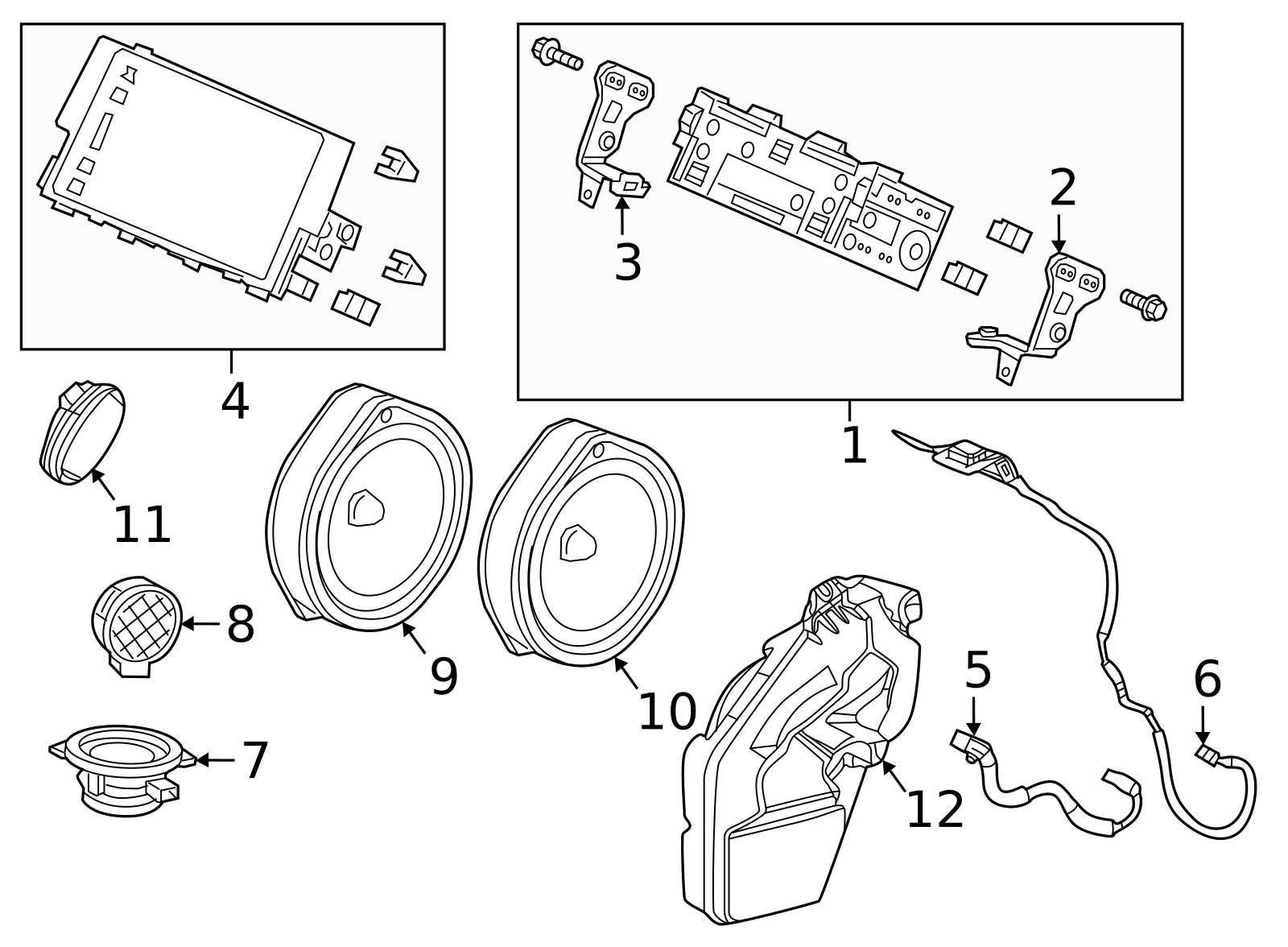 39140-TEA-A01 - Speaker Assembly, Woofer (20CM) (Foster) 2017-2020 ...