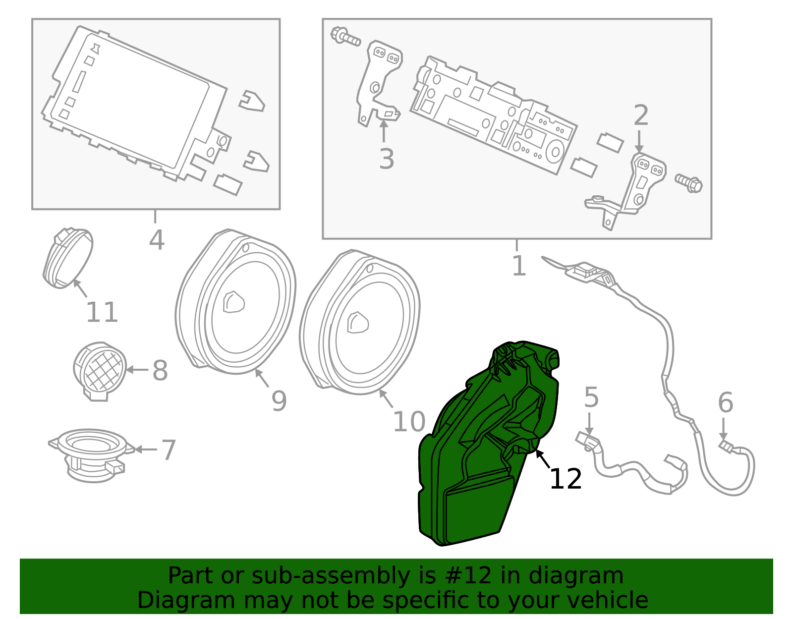 39140-TEA-A01 - Speaker Assembly Woofer (20CM) (Foster) - 2017-2020 ...