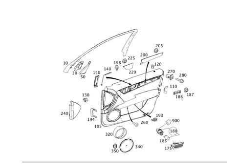 Door Trim for 2011 Mercedes-Benz C 300 #0