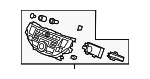 39170TA0A92ZC - : Control Panel for Honda: Accord Image