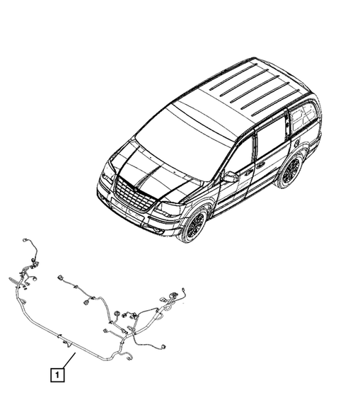 Wiring, Headlamp to Dash for 2008 Dodge Grand Caravan #0
