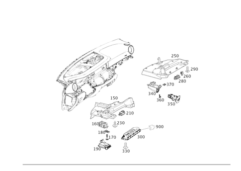 Detachable Components, Instrument Panel for 2020 Mercedes-Benz CLS53 AMG #0