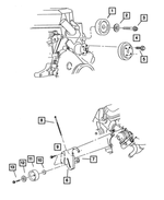 6505030AA - Cooling: Screw for Dodge: Dakota, Durango Image