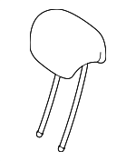 17797081007R72 - Body: Headrest for Mercedes-Benz Image