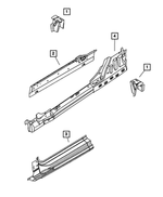 5067168AB - : Sill Bracket, Right for Chrysler: PT Cruiser Image