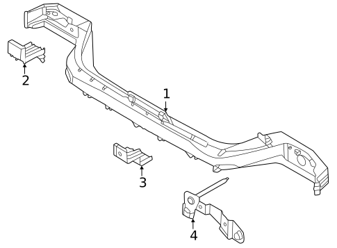 Bumper & Components - Rear for 2022 Hyundai Tucson #1