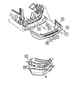 6505813AA - Frames and Bumpers: Hex Flange Head Screw for Mopar Image