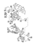 68046022AA - Emission Systems: Hex Nut for Mopar Image