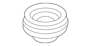 4M0121268A - Cooling System: Auxiliary Radiator Isolator for Audi Image