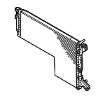 8W0121251H - Cooling System: Radiator for Audi: A8 Quattro, RS5, RS5 Sportback, S4, S5, S5 Sportback, S6, S7 Sportback Image
