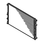 4M0145804AA - Cooling System: Auxiliary Radiator for Audi: Q7, S6, S7 Sportback Image