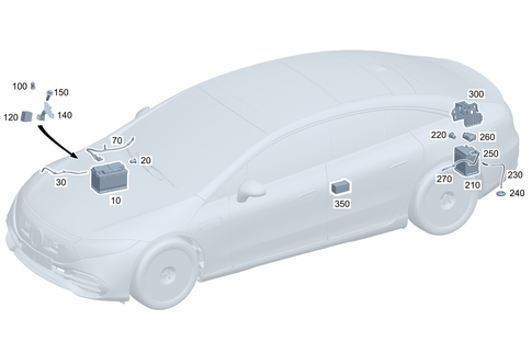 Battery and Battery Line for 2023 Mercedes-Benz EQE AMG #0