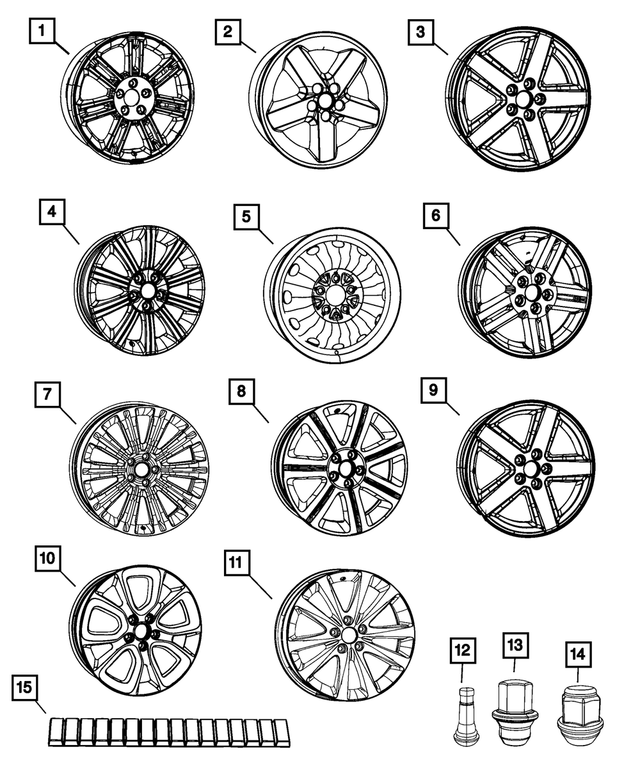 5154061AA - Wheels: Wheel Weight for Mopar Image image