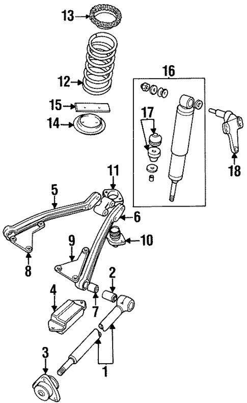 Rear Suspension for 1998 Land Rover Discovery #0