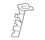 720580E010E0 - Body: Lock Lever for Toyota Image image