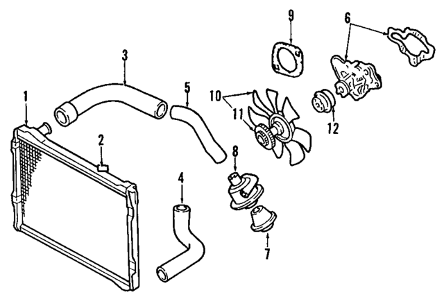 JF0115172A - : Thermostat Housing for Mazda Image