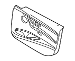 51417389497 - Body: Door Trim Panel for BMW: 428i, 428i xDrive, 430i, 430i xDrive, 435i, 435i xDrive, 440i, 440i xDrive, M4 Image