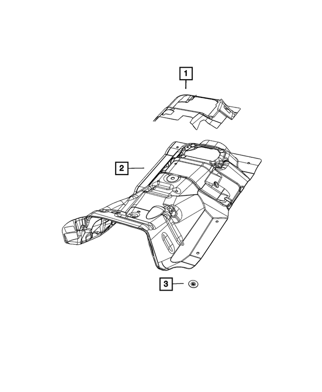 68338782AD - Interior Trim: Floor Insulation for Mopar Image