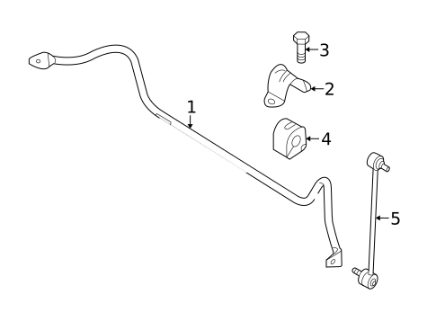 Stabilizer Bar & Components for 2012 Mazda 3 #1