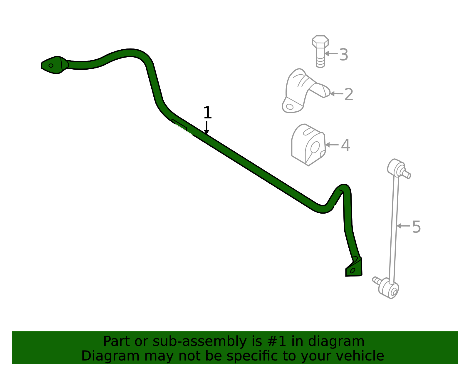 2010-2013 Mazda 3 Stabilizer Bar BBM4-34-151A | OEM Parts Online