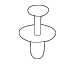 8S0819145B - Body: Cowl Grille Clip for Audi: TT Quattro, TT RS Quattro, TTS Quattro Image