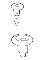 861552H100 - Body: Sight Shield Retainer for Hyundai Image