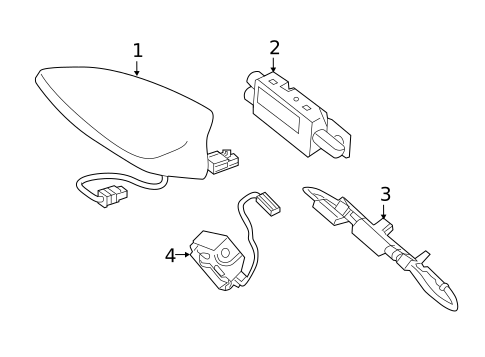 Antenna & Radio for 2018 Chevrolet Camaro #1