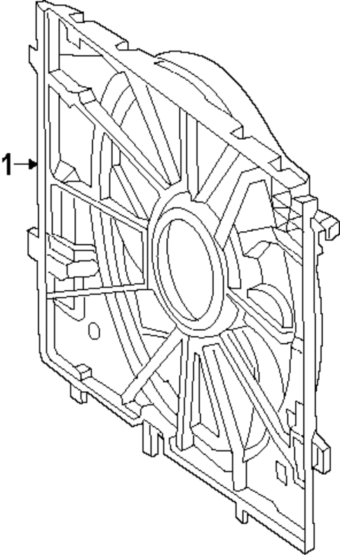 Cooling Fan for 2023 Mercedes-Benz SL43 AMG #0