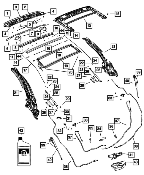 Roof for 2014 Chrysler 200 #2