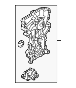 213502E450 - : 2016-2019 Hyundai Sonata - Timing Cover for Hyundai: Sonata Image