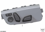 61319382472 - Vehicle Electrical System: Seat Adjustment Switch, Right for BMW Image
