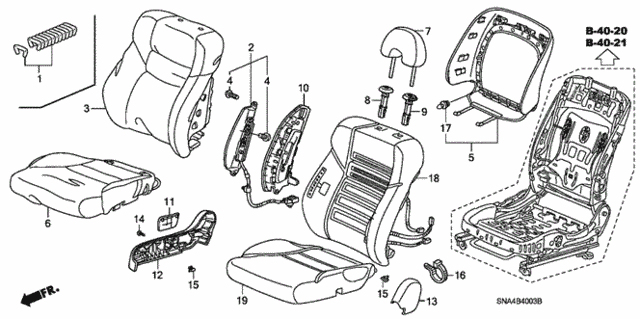 Front Seat (R.) (2) for 2007 Honda Civic #0