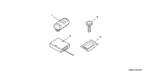 938930403007 - Accessory Components: SCREW-WASHER (4X30) for Honda Image