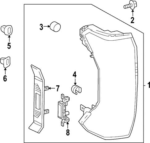 Combination Lamps for 2024 Toyota Tundra #0