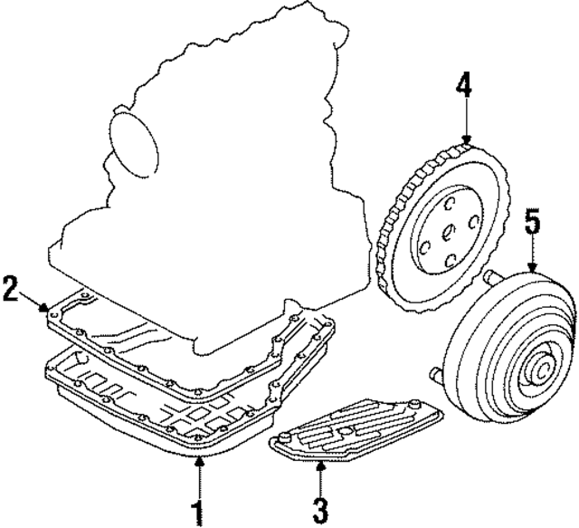 F6XZ7902AA - : Automatic Transmission Torque Converter for Mercury: Villager Image