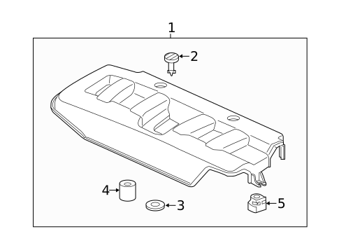 Engine Appearance Cover for 2012 Honda Civic #0