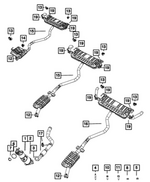68530353AC - Exhaust: Exhaust Pipe And Converter for Mopar Image