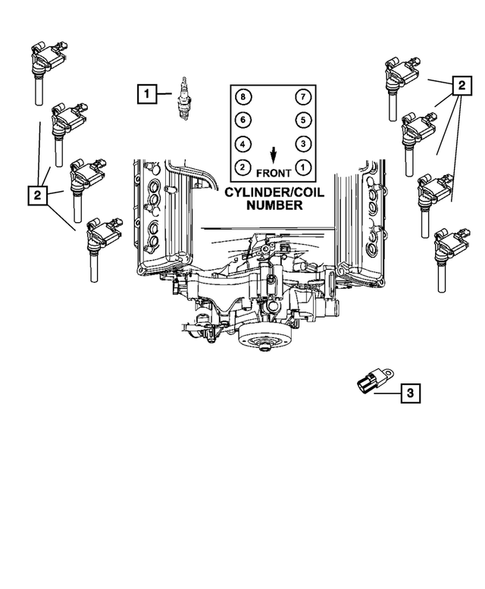 Ignition - Spark Plugs, Cables, Coils, and Glow Plugs for 2011 Ram 1500 #0